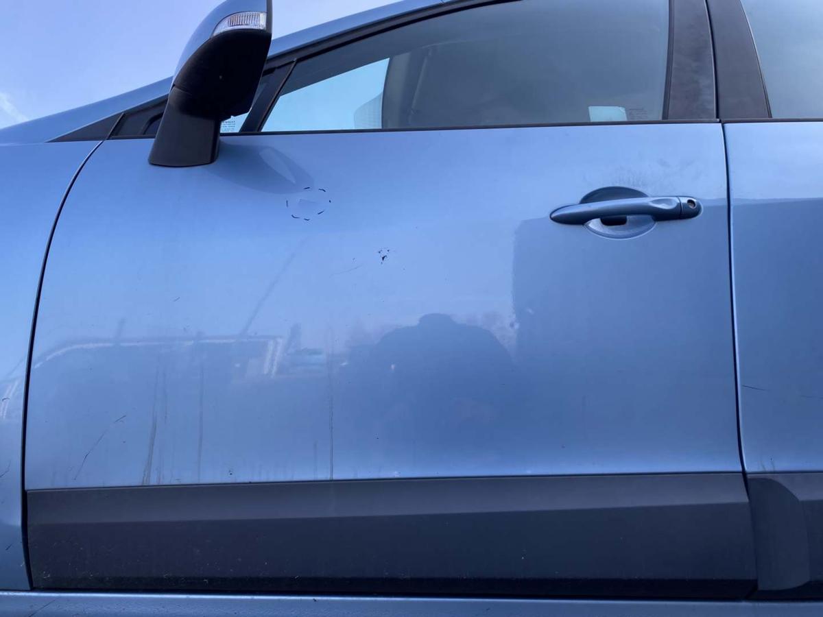 Renault Grand Scenic 3 original T&uuml;r vorn links Terpa Hellblaumetallic Rohbau Bj.2011